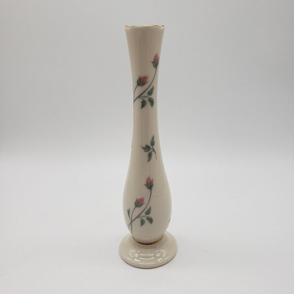 Lenox Rose Manor Porcelain Bud Vase 7.5" (H) - Picture 1 of 8